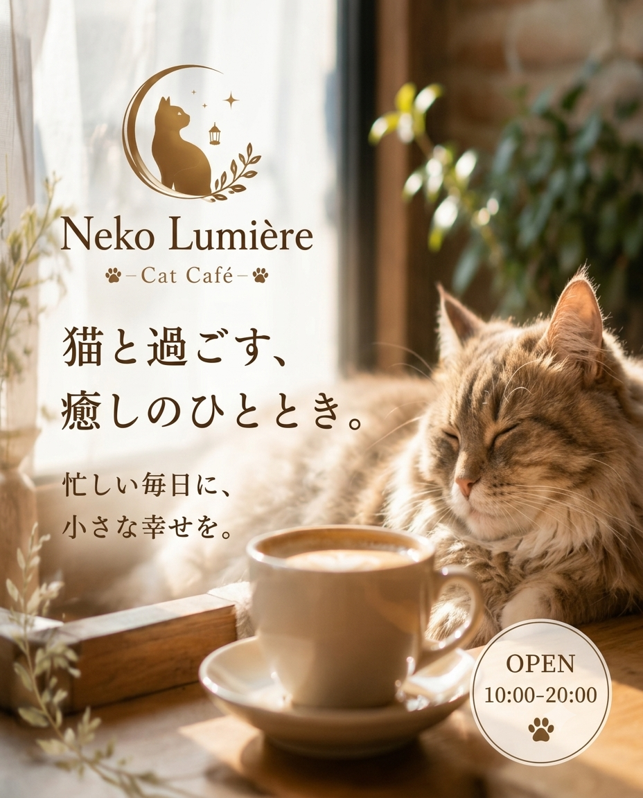 猫カフェ Lumière 店舗バナー