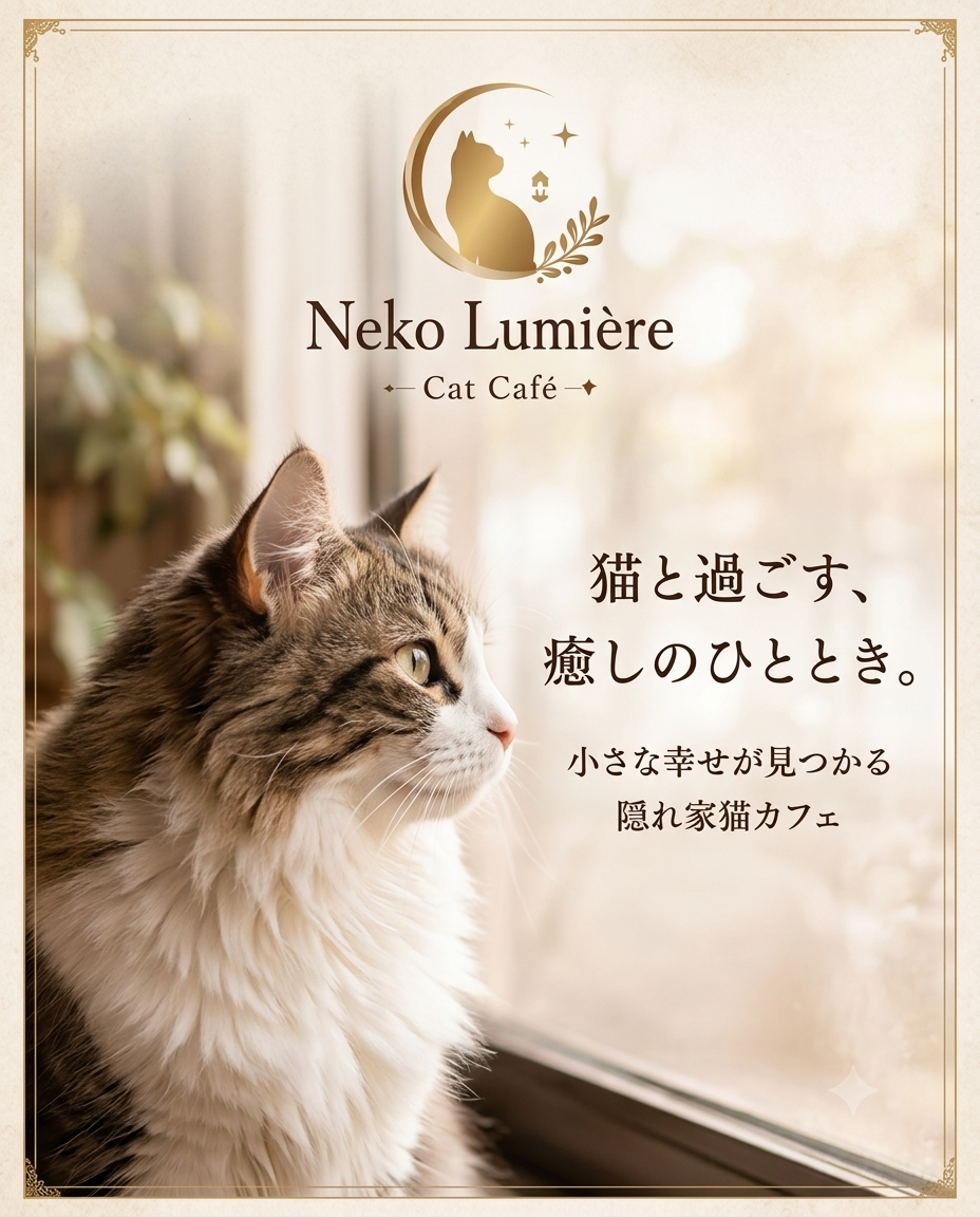 猫カフェ Lumière Instagram投稿1